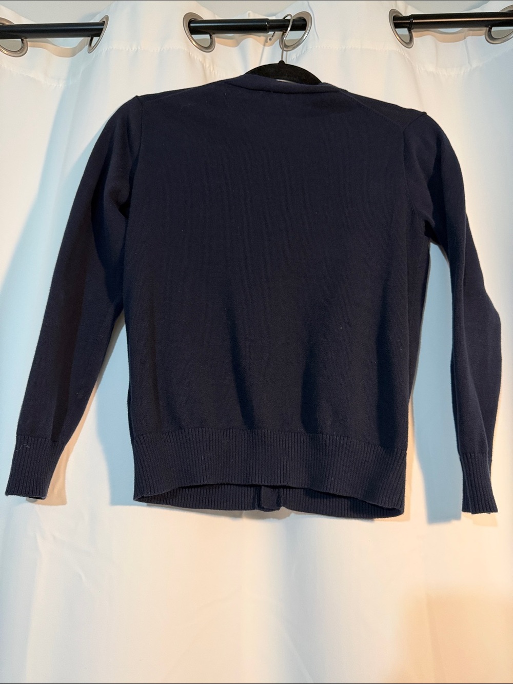 Polo Ralph Lauren Classic Child Navy Button Up Collegiate Sweater 100% Cotton B5
